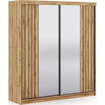 Kancelářská sestava Skříň Molli 200 votan/votan+černá