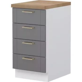 Kuchyňská skříňka Kuchyňská Skříňka Tara R-45-4f/4 4s Standard graphite mat