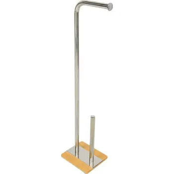 Stojan na toaletní papír bambus/kov bpl0108aa