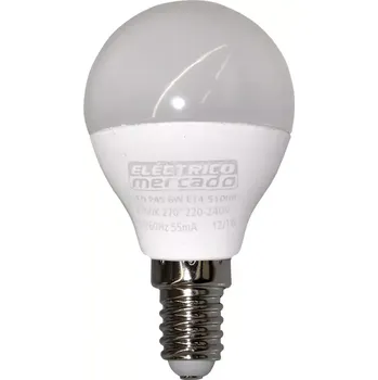 Žárovka Žárovka LED EM 6W P45 E14 2700K