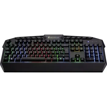 Klávesnice Verbatim SureFire KingPin RGB Gaming Multimedia Keyboard QWERTY Spanish kabelový herní klávesnice španělská QWERTY černá s podsvícením