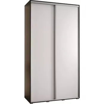 Předsíňová stěna Skříň 45 Canaris 1 130 černá/bílá/silver