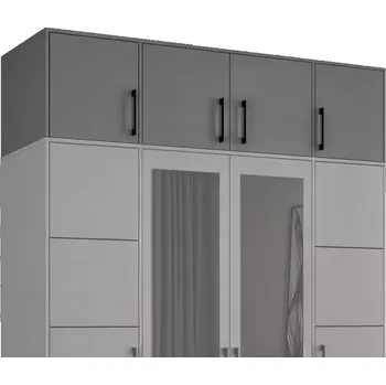 Šatní skříň Nástavec Belluno 200 grafit