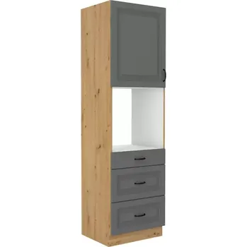Kuchyňská skříňka Kuchyňská Skříňka Stilo dustgrey/artisan 60DPS-210 3S 1F