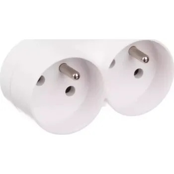 Elektrická zásuvka Rozdvojka 28208 2x kulatá zásuvka 2X2P+PE