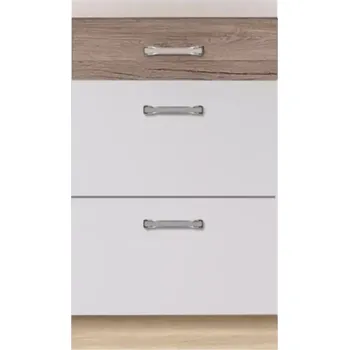 Kuchyňská skříňka Econo 9D Dub Sonoma/Bílý/San Remo