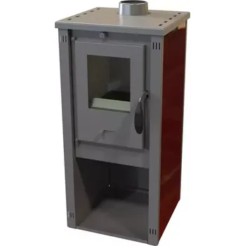 Krbová kamna Ocelový kamna Okta M 3,9 kW Bordeux