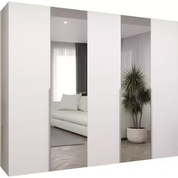 Předsíňová stěna Skříň Alicante II 250 bílá/stříbrná