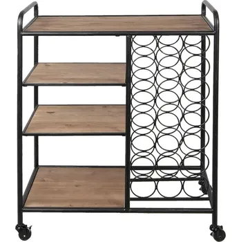 Stojan na víno clayre eff Pojízdný stojan na víno