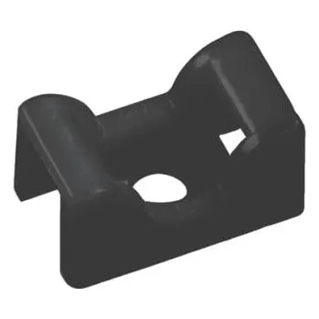 Organizace kabelů Kabelové vázací pásky Montážní základna 7TAG009840R0018 23.4mm 14,2 mm Černá Nylon 66 ABB