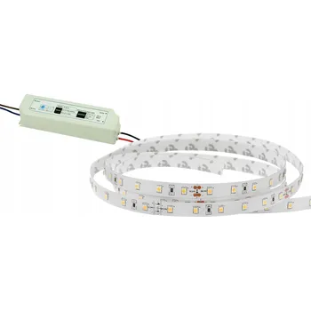 LED páska Vodotěsná LED sada osvětlení 12V neutrální bílá IP65 pásek 5m + napájecí zdroj