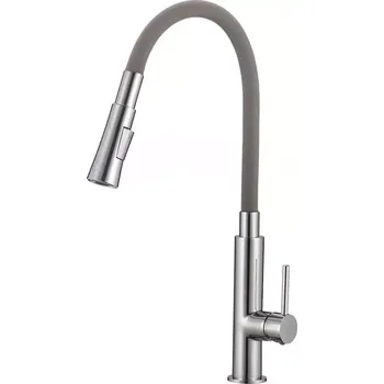 Vodovodní baterie Flexibilní dřezová baterie Samba Slim šedá