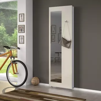 Předsíňová stěna Botník se zrcadlem CPLO-LAK beige