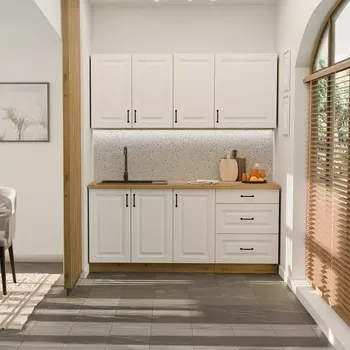 Kuchyňská linka Kuchyňská linka Stilo bílá/artisan 180 cm bez pracovní desky