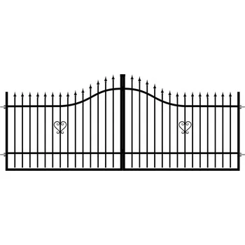 Plot BRÁNA DVOUKŘÍDLÁ TOPAZ 130-160 X 400 CM