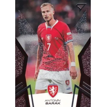Sběratelský sportovní předmět paralel karta ANTONÍN BARÁK 2024 Hrdí Lvi Red číslo 18