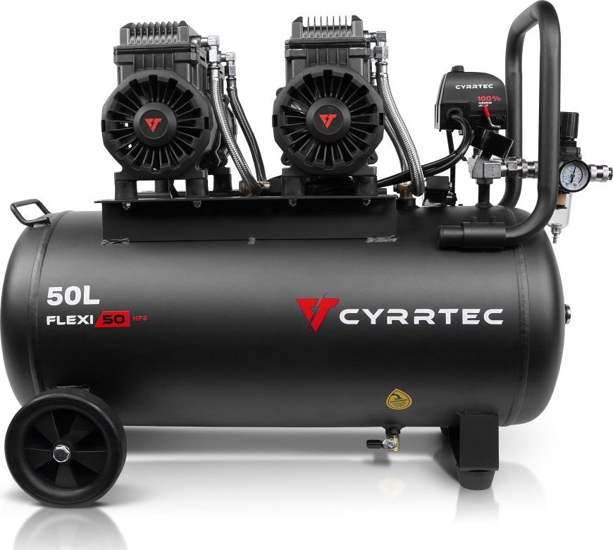 Bezolejový kompresor CYRRTEC FLEXI 50 HFS, záruka 3 roky