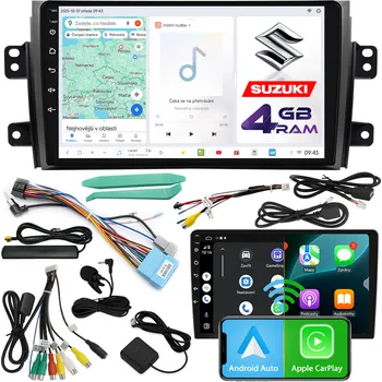 Autorádio Autorádio NCS D9 Suzuki SX4 2006-2013 Android Navigace 4GB LTE