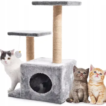 Nízké škrabadlo, pelíšek, podložky na škrábání, škrabací sloupek, škrabadlo věž ImpersTools do 60 cm