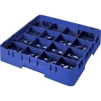 přísavka na sklo Cambro Koš Camrack 16 pozic, výška sklenice 9 cm - Modrá| TOM, R-16S318-186