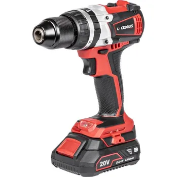 Aku příklepová vrtačka/šroubovák Hahn & Sohn Cedrus HD58LI-SET s bateriemi, nabíječkou a kufrem