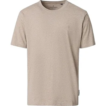 Pánské tričko Pánské tričko Casa Moda 4XL - 7XL krátký rukáv světle hnědá Casa Moda ODE-CAS-004200-668 - 7XL