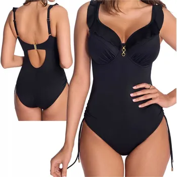 Dámské plavky Ava černé jednodílné plavky velikost 75E