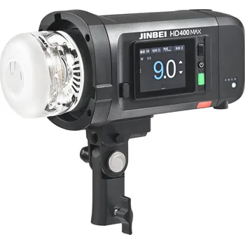 Blesk Jinbei HD 400 MAX TTL, HSS bateriový blesk 600 Ws s reflektorem