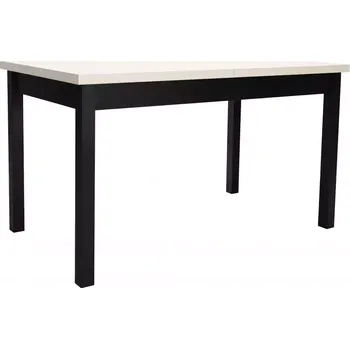 Jídelní set Stůl ST-67 150x80+40 pracovní deska dub kašmír/carga + nohy černá