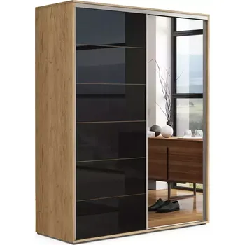 Kancelářská sestava Skříň Laura A11 150 Craft Zlatý