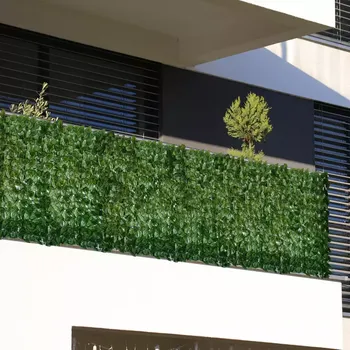 balkonová zástěna Balkonová rohož meřinové listy 150cmx300cm