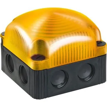 Maják Výstražný maják, řada: 853 Nepřetržité svícení barva Žlutá LED Montáž na základnu/montáž na stěnu 12 V