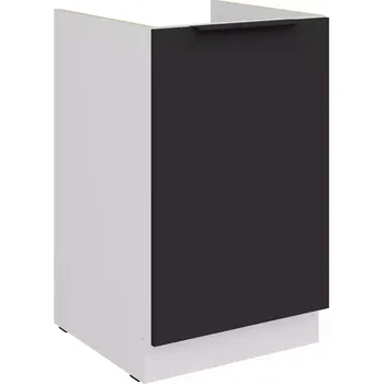 Kuchyňská skříňka Aria BL/WH Anti Fingerprint 50zl 1f Bb