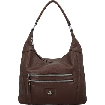 Kabelka Módní dámská koženková kabelka na rameno Coveri Luiza, coffee