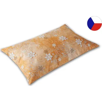 Povlak na polštářek Vánoční povlak na polštář GARBO 40x60 Tichá noc zlatá