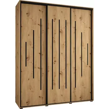 Předsíňová stěna Skříň 45 Canaris 12 200 artisan/černá