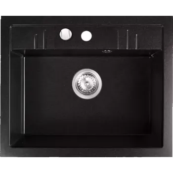 Granitový dřez Dřez granitový 1k. 48/58. černá DRGM1/48/58BA