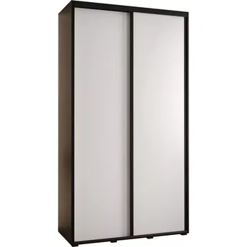 Předsíňová stěna Skříň 45 Canaris 1 140 černá/bílá/černá