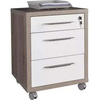 Kancelářská sestava Kontejner Disegno 3s Tmavý Dub Ct4811k51204