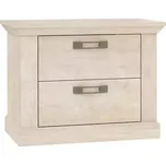 Noční Stolek Kashmir 67cm Pina Bílá 2ks