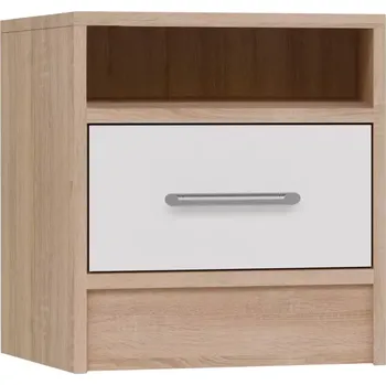 Ložnicová sestava Noční stolek Smart SR7 dub sonoma/bílá