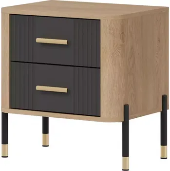 Ložnicová sestava Noční stolek Dante Dt21 dub cremona/ antracit