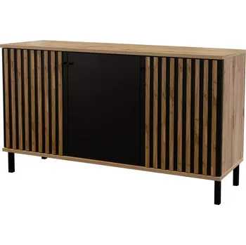 Komoda Komoda London D3 dub wotan/černá