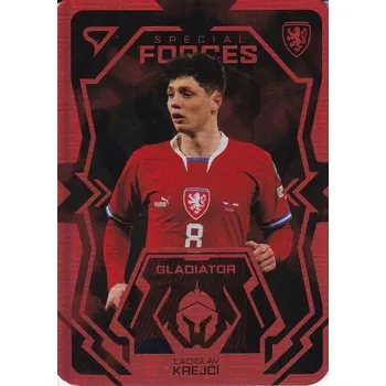 Sběratelský sportovní předmět insert karta LADISLAV KREJČÍ 2024 Hrdí Lvi Special Forces číslo SF-3