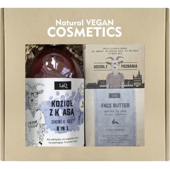 Kosmetická sada Kosmetická sada LaQ Kozel: gel 500 ml, máslo 50 ml, mýdlo 85 g