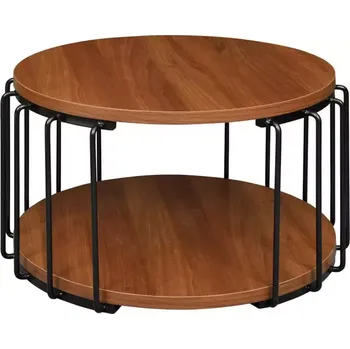 Obývací stěna Konferenční Stolek Arwen-II 65x40 ořech/kov