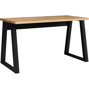 Kancelářská sestava Psací Stůl Iga Dub Artisan / černý