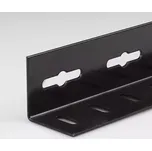 Roh na police cerny lakovaná ocel 25x25x2000