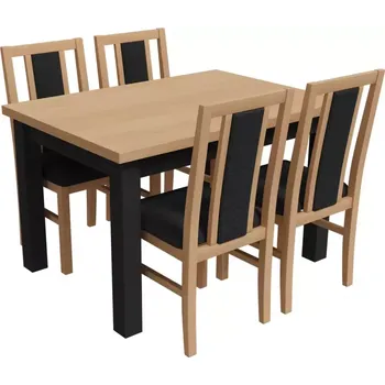 Jídelní set Jídelní set KPL 1+4 BOSS 14 grandson/černá