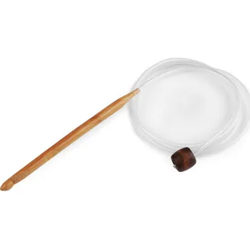 Háček na háčkování Bambusový háček na tuniské háčkování průměr 8 mm